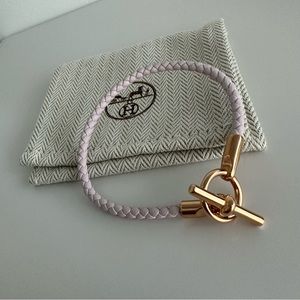Hermes Glenan Bracelet Mauve Pale Rose Gold